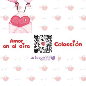 Colección San Valentín - Amor en el Aire [Papel SCRAPBOOKING] [Imprimir en PDF]  (A4) 2022