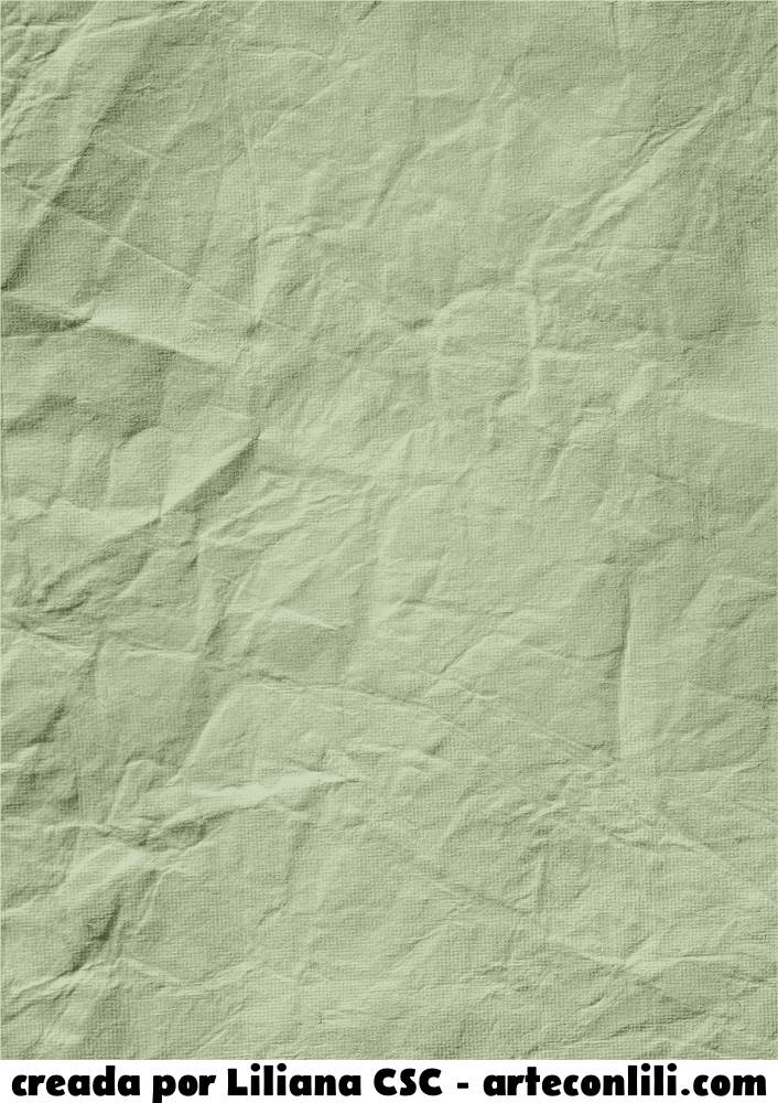 papel efecto y textura arrugado Light Green