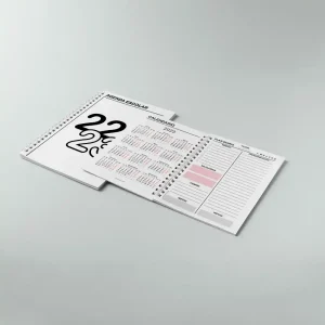 agenda perpetua año 2022 y 2023 para imprimir en pdf gratis portada calendario interior