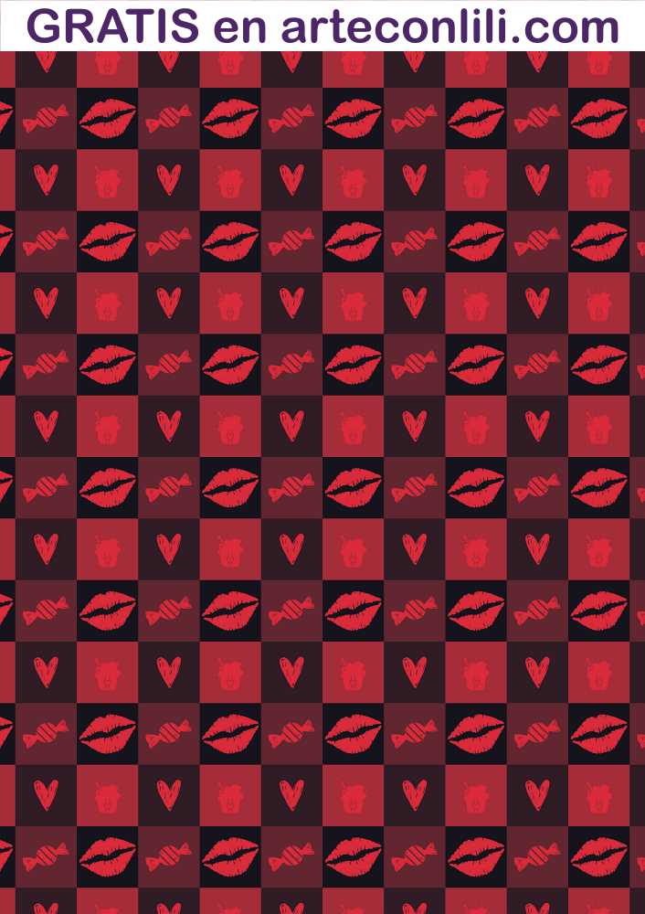 san-valentin-san-valentin-imagenes-cuadrados-correctos-rojo-negro